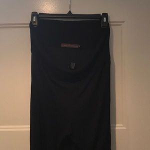 Black wide leg eco friendly pants